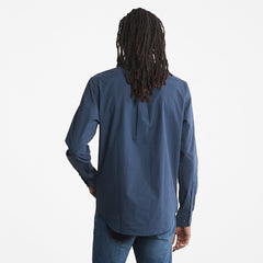Suncook River Poplin Shirt for Men in Navy Timberland US