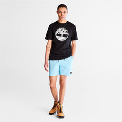 Kennebec River Tree Logo T-shirt for Men in Black Timberland Sale
