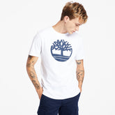 Kennebec River Tree Logo T-shirt for Men in White Timberland US