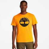 Kennebec River Tree Logo T-shirt for Men in Orange Timberland Sale