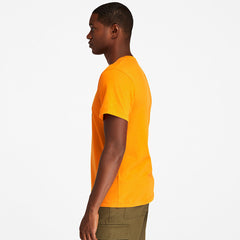 Kennebec River Tree Logo T-shirt for Men in Orange Timberland Sale