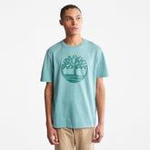 Kennebec River Tree-Logo T-Shirt for Men in Blue Timberland Sale