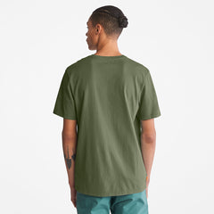 Kennebec River Logo T-Shirt for Men in Dark Green Timberland For Sale