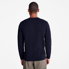 Phillips Brook Cable-knit Sweater for Men in Navy Timberland On Sale