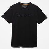 Outdoor Heritage Linear-Logo T-Shirt for Men in Black Timberland US