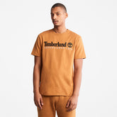 Outdoor Heritage Logo T-Shirt for Men in Orange Timberland Outlet