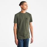 Dunstan River Pocket T-shirt for Men in Green Timberland Outlet
