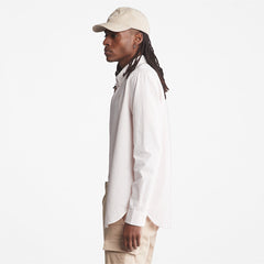Striped Seersucker Shirt for Men in Light Pink Timberland Outlet