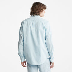Striped Seersucker Shirt for Men in Blue Timberland Online