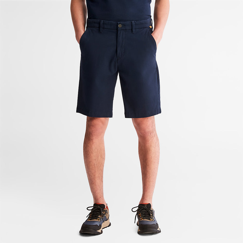 Squam Lake Stretch Chino Shorts for Men in Navy Timberland Outlet