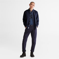 Pleasant River Slim Oxford Shirt for Men in Navy Timberland For Sale