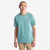 Boot-Logo T-Shirt for Men in Blue Timberland Discount