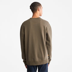 Outdoor Heritage Crewneck Sweatshirt for Men in Dark Green Timberland Online