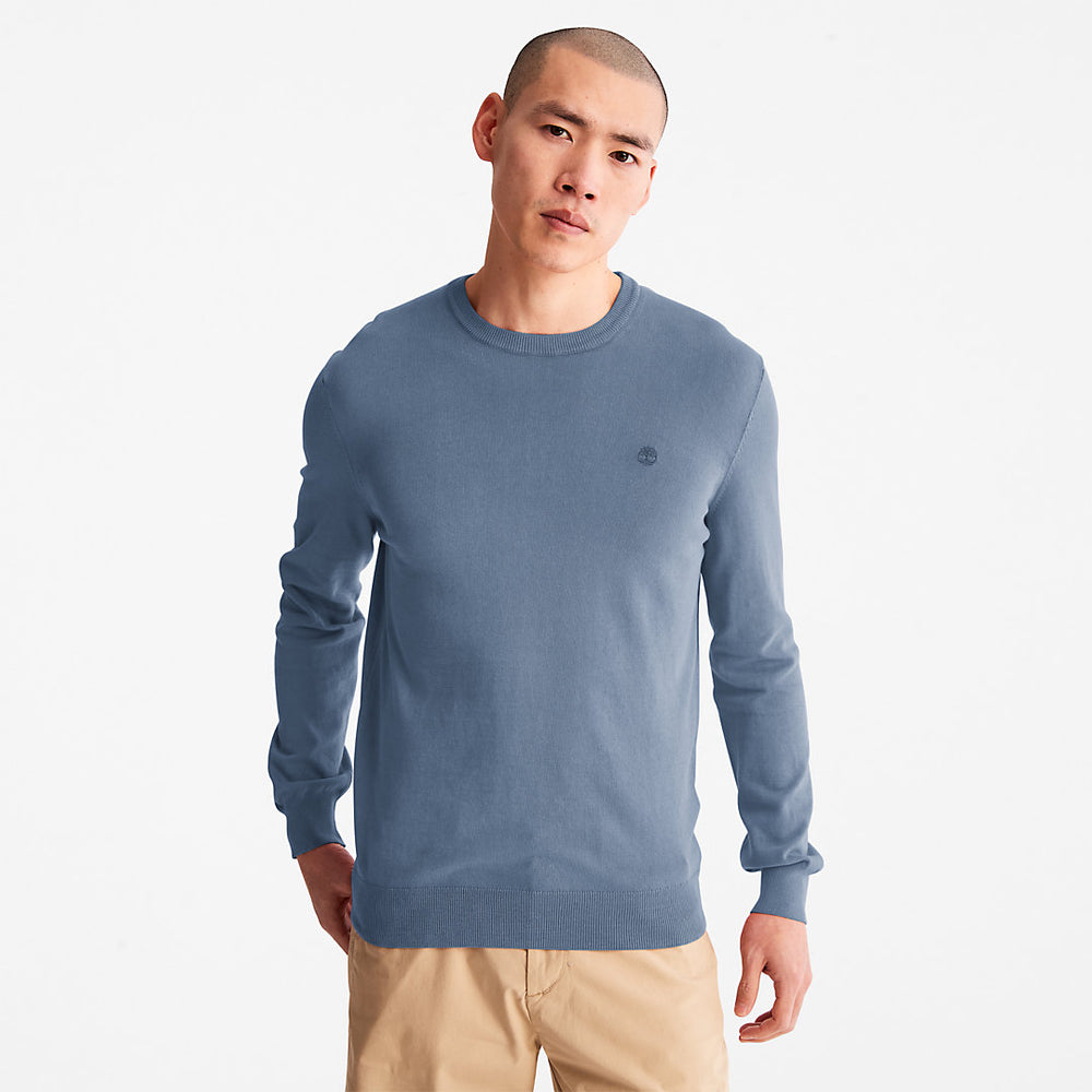 Garment-Dyed Sweatshirt for Men in Navy Timberland US