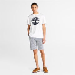 Seersucker Shorts for Men in Blue Timberland On Sale