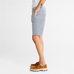 Seersucker Shorts for Men in Blue Timberland On Sale