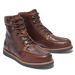 Newmarket II 6 Inch Moc-toe Boot for Men in Brown Timberland Sale