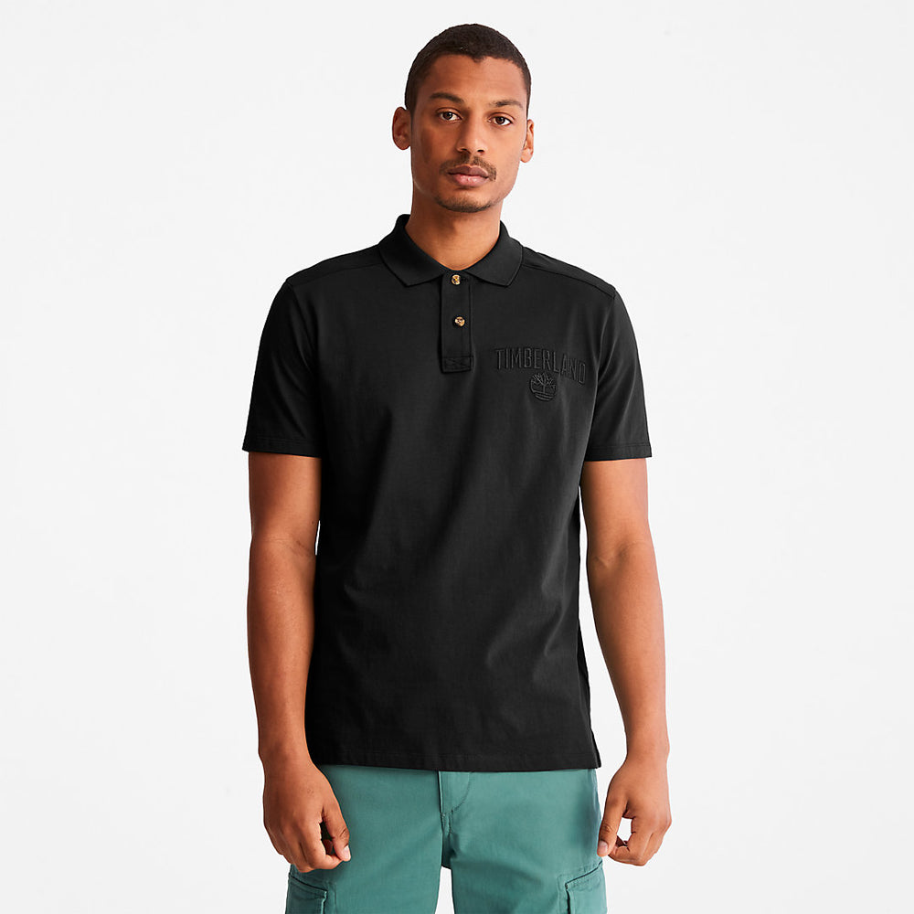 Outdoor Heritage EK+ Polo Shirt for Men in Black Timberland On Sale