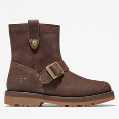 Courma Kid Side-zip Winter Boot for Youth in Dark Brown Timberland Online