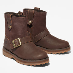 Courma Kid Side-zip Winter Boot for Youth in Dark Brown Timberland Online