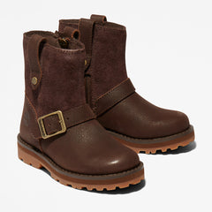 Courma Kid Side-zip Winter Boot for Toddler in Dark Brown Timberland On Sale
