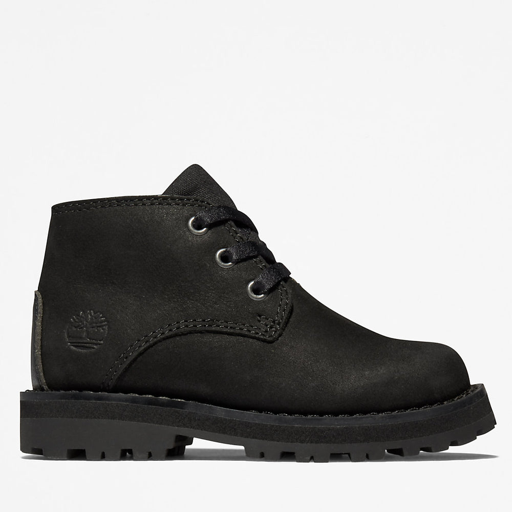 Courma Kid Chukka Boot for Toddler in Black Timberland US