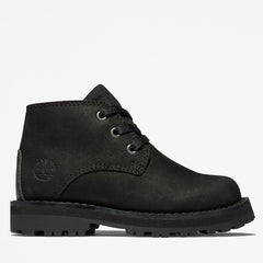 Courma Kid Chukka Boot for Toddler in Black Timberland US