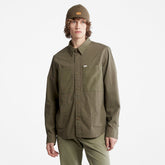 Outdoor Heritage Overshirt for Men in Dark Green Timberland For Sale