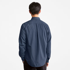 Outdoor Heritage Washed Poplin Shirt for Men in Blue Timberland Sale