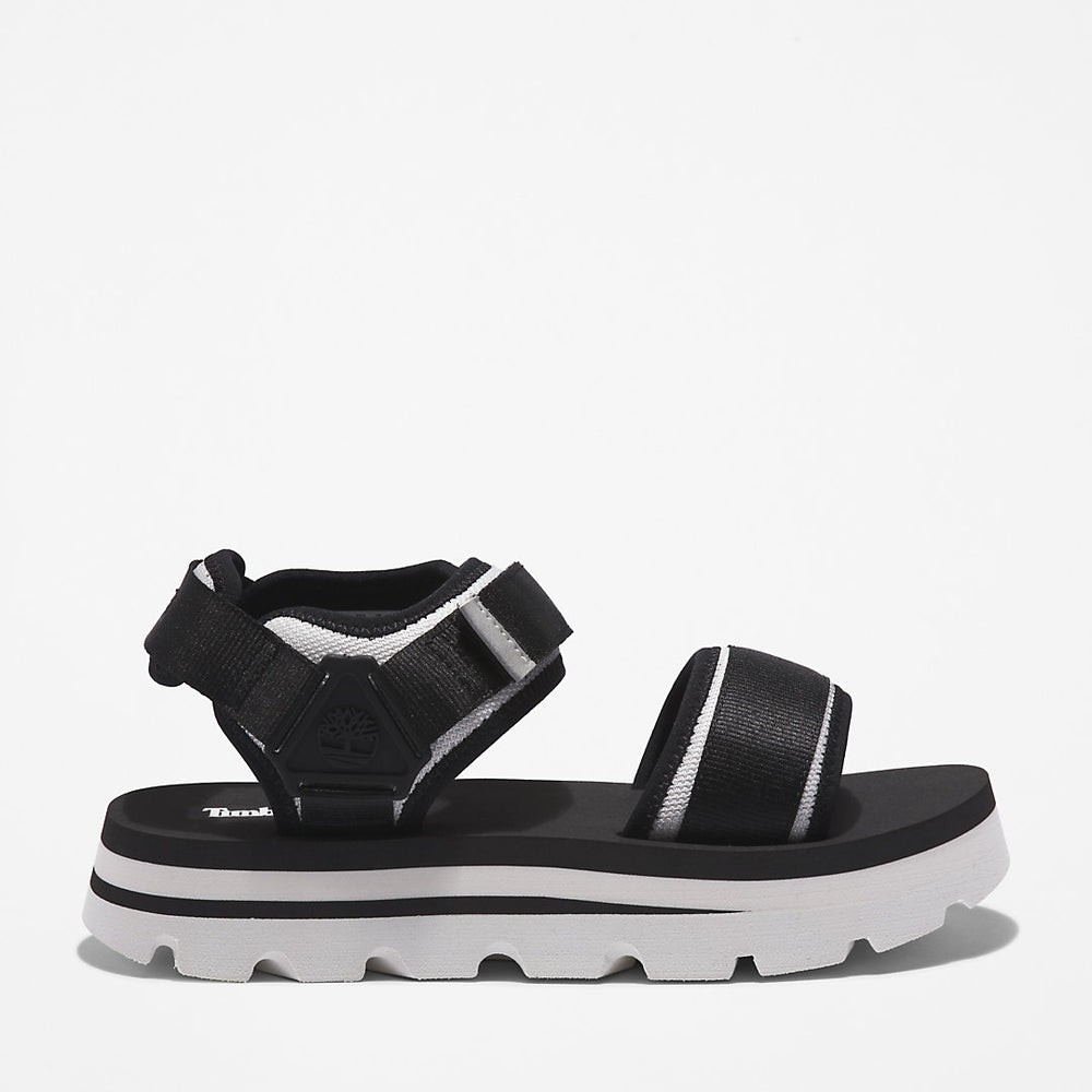 Euro Swift Ankle-Strap Sandal for Women in Monochrome Black Timberland For Sale
