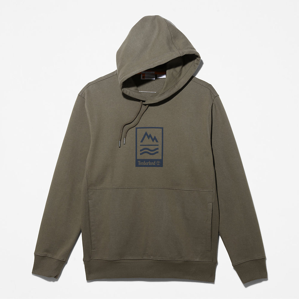 Mountains-to-Rivers Hoodie for Men in Dark Green Timberland On Sale