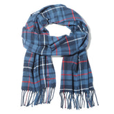 Check Scarf with Gift Box for Men in Navy Timberland On Sale