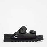 Santa Monica Sunrise Slide Sandal for Women in Black Timberland Outlet