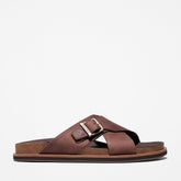 Amalfi Vibes Cross Slide Sandal for Men in Brown Timberland For Sale