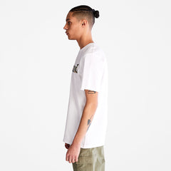 Camo-Logo T-Shirt for Men in White Timberland Online