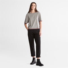 Anti-Odour Supima® Cotton T-Shirt for Women in Grey Timberland Outlet