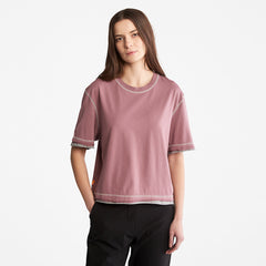Anti-Odour Supima® Cotton T-Shirt for Women in Pink Timberland Online