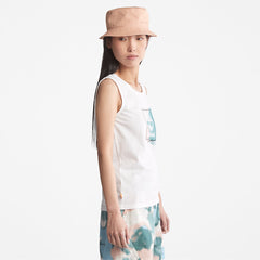 Logo Tank Top for Women in White Timberland US