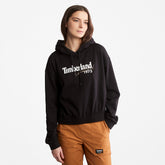 Established 1973 Logo Hoodie for Women in Black Timberland For Sale