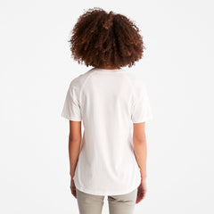 Raglan-sleeve Logo T-Shirt for Women in White Timberland Online