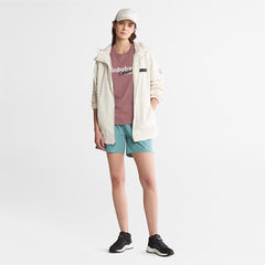 Raglan-sleeve Logo T-Shirt for Women in Pink Timberland Discount