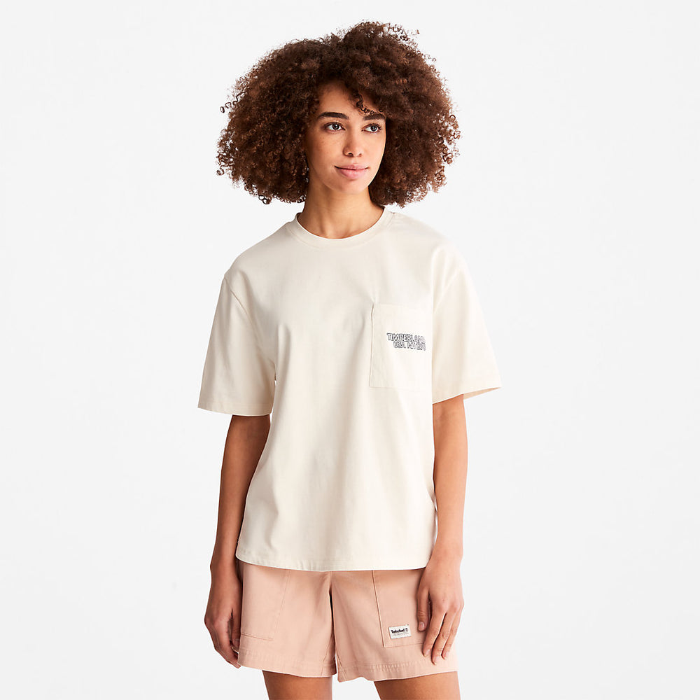 TimberCHILL™ Pocket T-Shirt for Women in White Timberland Online