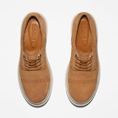 Lisbon Lane Brogue Oxford Shoe for Women in Beige Timberland US