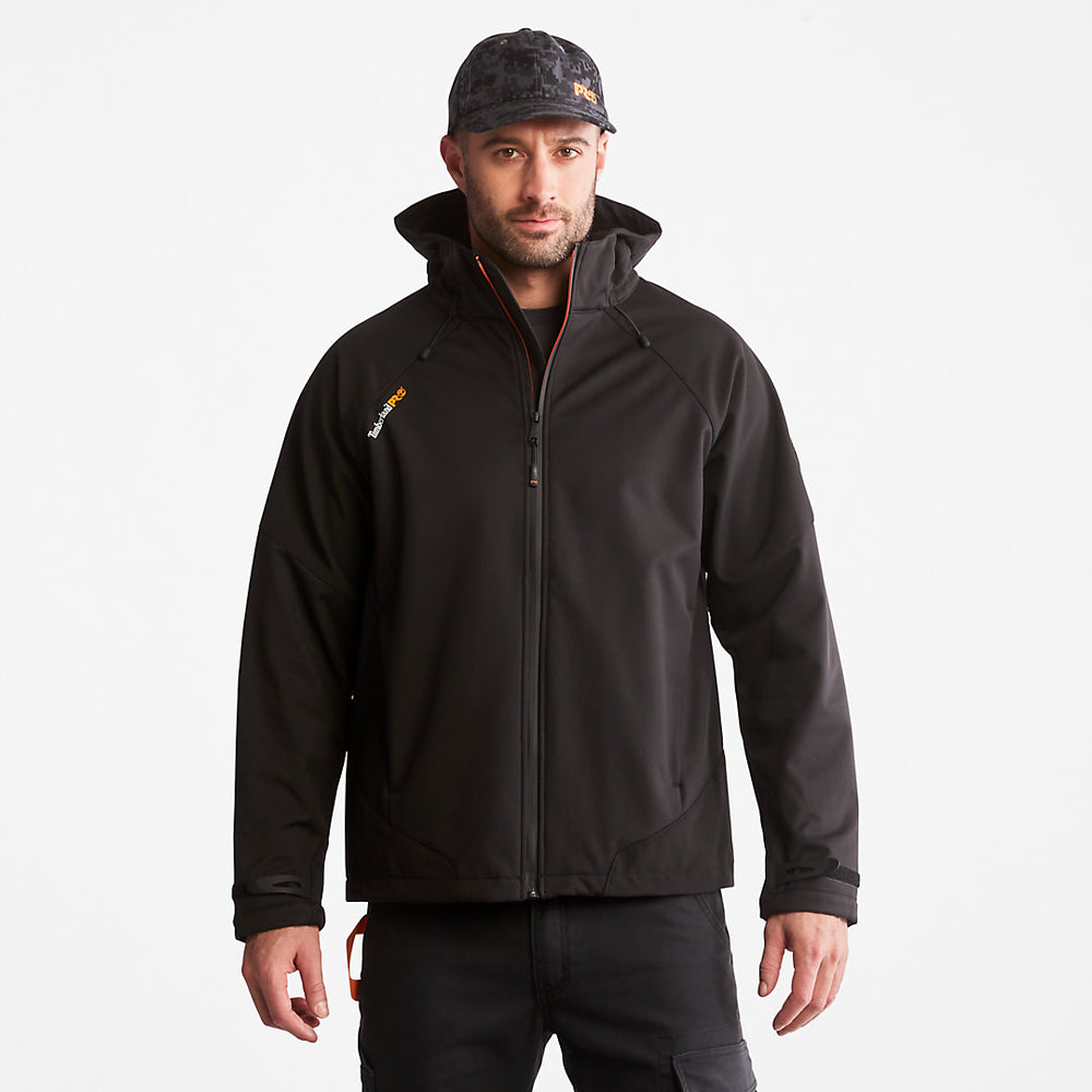 Timberland PRO® Power Zip Hooded Softshell Jacket for Men in Black Timberland For Sale
