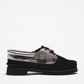 Timberland® Noreen 3-Eye Boat Shoe for Women in Silver Timberland US