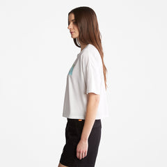 Pastel T-Shirt for Women in White Timberland Outlet