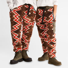 Bee Line x Timberland® Fleece Bottoms in Red Timberland On Sale
