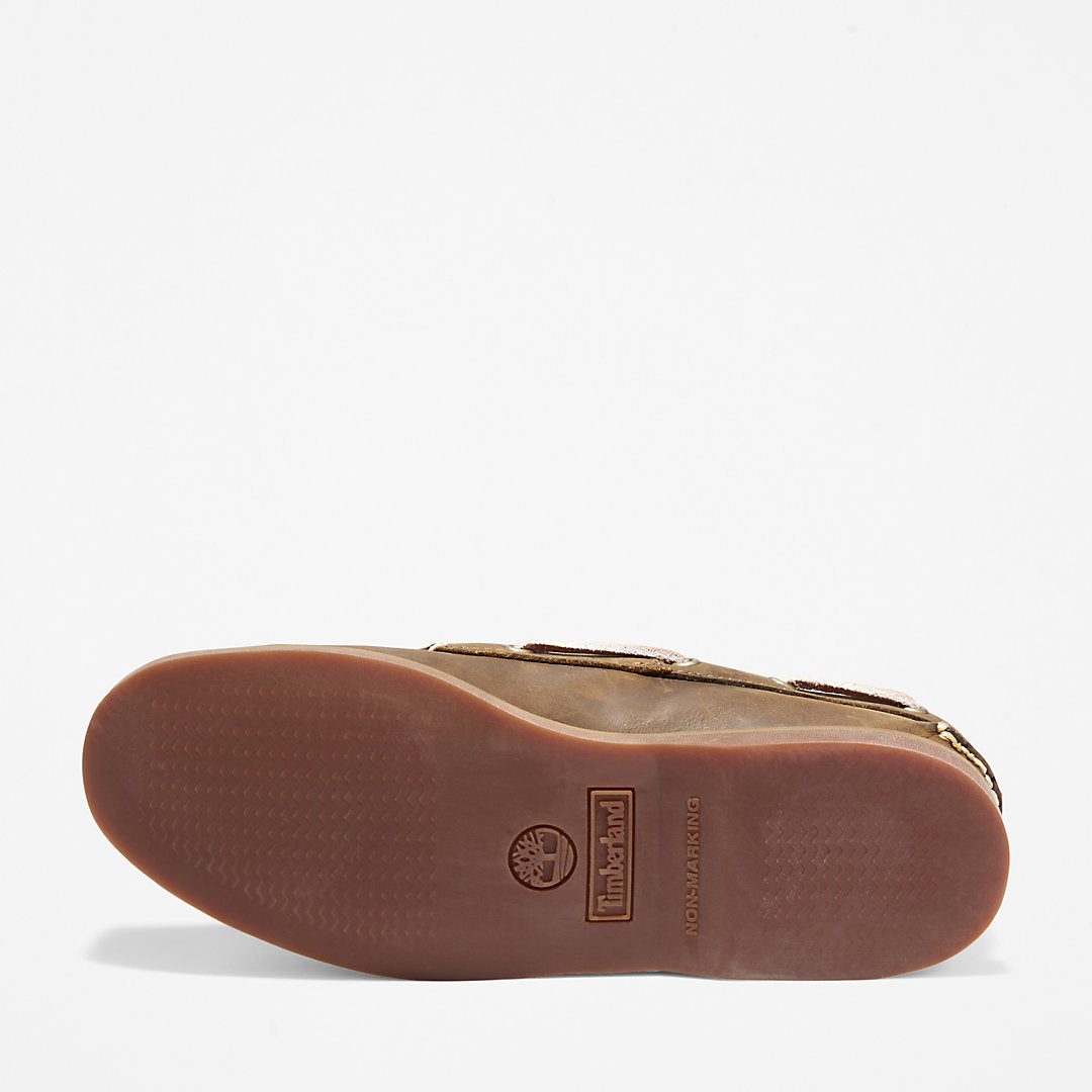 Classic Boat Shoe for Men in Brown Timberland For Sale