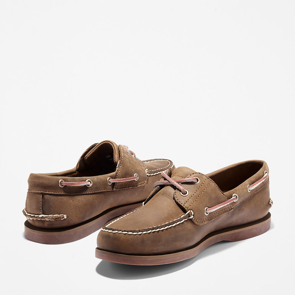 Classic Boat Shoe for Men in Brown Timberland For Sale
