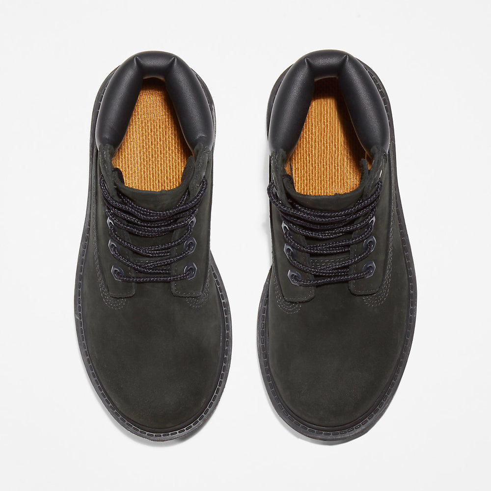 Timberland® Premium 6 Inch Boot for Youth in Black Timberland US